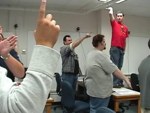 Paradigms students pointing the the theta hat direction Paradigms students pointing the the theta hat direction