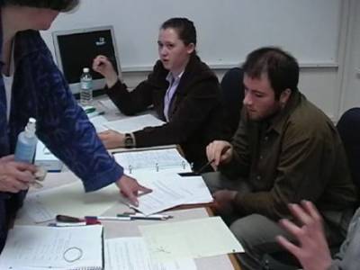 Corinne's interaction with one small group. Corinne's interaction with one small group.