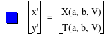 vector(prime(x),prime(y))=vector(function(X,a,b,V),function(T,a,b,V))