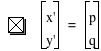 vector(prime(x),prime(y))=vector(p,q)