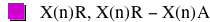function(X,n)*R,function(X,n)*R-(function(X,n)*A)