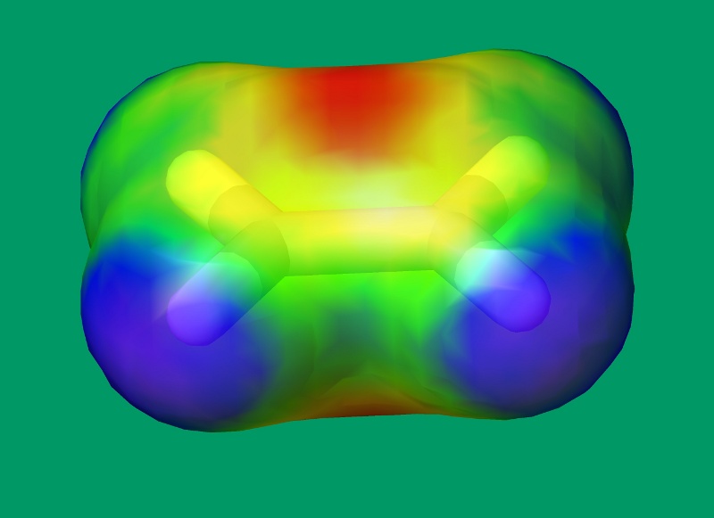 electrostatic surface jmol