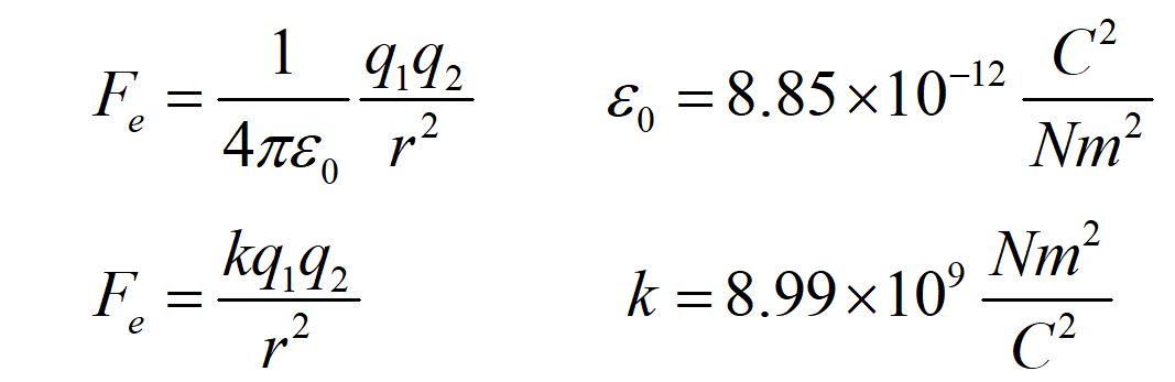 Coulomb's law