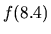 $f(8.4)$