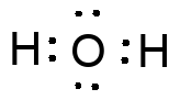 Water Lewis structure