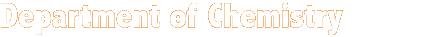 Department of Chemistry