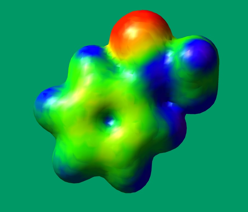 Acetophenone ESP map