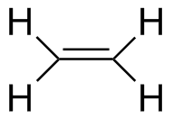 Ethylene: CH2=CH2