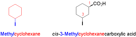 Naming cis-3-methylcyclohexanecarboxylic acid