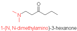 aminom_3.gif (2195 bytes) 1-(N, N-Dimethylamino)-3-hexanone