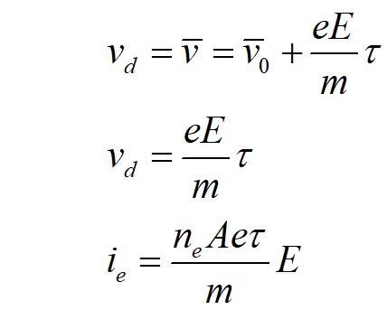 drift speed equations